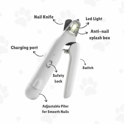 2 in 1 Precision LED Pet Nail Clipper