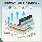 Đệm ghế ô tô bằng mút hoạt tính thoáng khí tùy chỉnh ZenDrive – Thiết kế hỗ trợ công thái học và chống trượt 