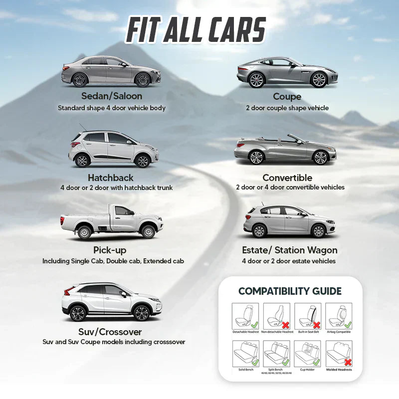 Universal Fit Car Seat Cover 2024 Dane Leather Car Seat Cover for Cars, SUV