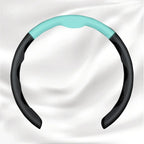 Nexi Customized Car Logo Breathable Ultra-thin 5D Leather & Carbon Car Steering Wheel Cover Universal Fit