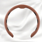 Nexi Customized Car Logo Breathable Ultra-thin 5D Leather & Carbon Car Steering Wheel Cover Universal Fit