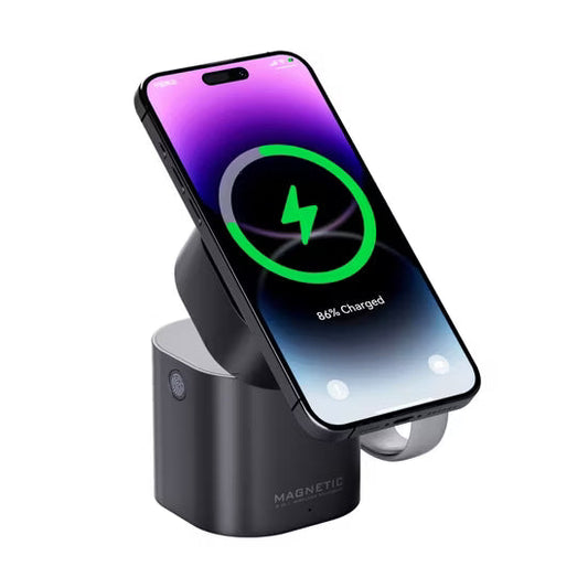 Ultimate 3-in-1 Phone Holder with 15W Fast Wireless Charging