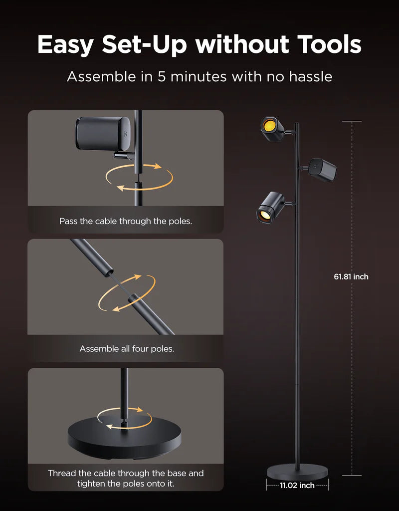 Lámpara de pie Govee Tree [Clase energética G]