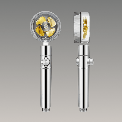 Showery® Turbo Shower Head:  High Performance Technology