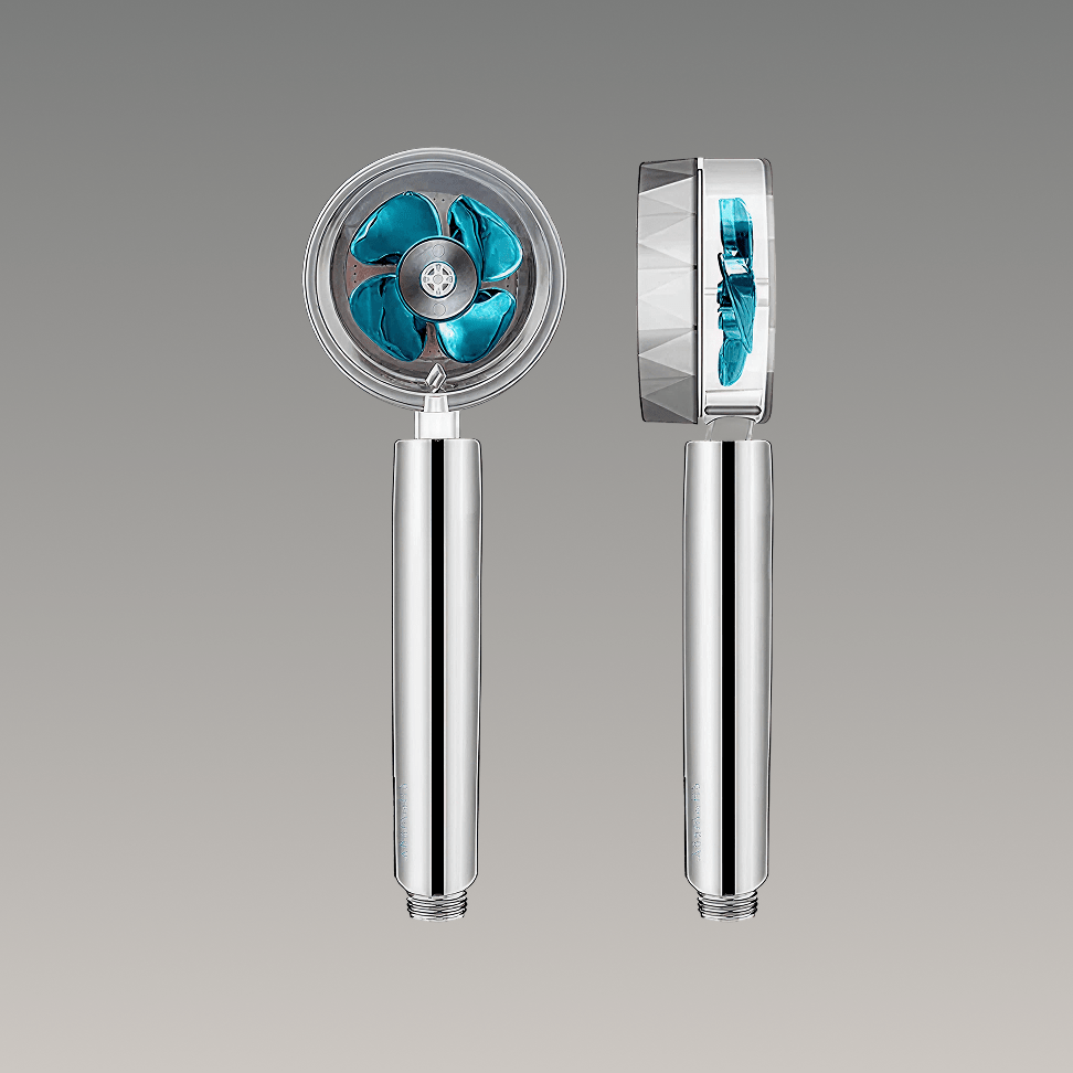 Showery® Turbo Shower Head:  High Performance Technology
