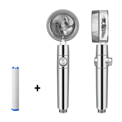 Showery® Turbo Shower Head:  High Performance Technology