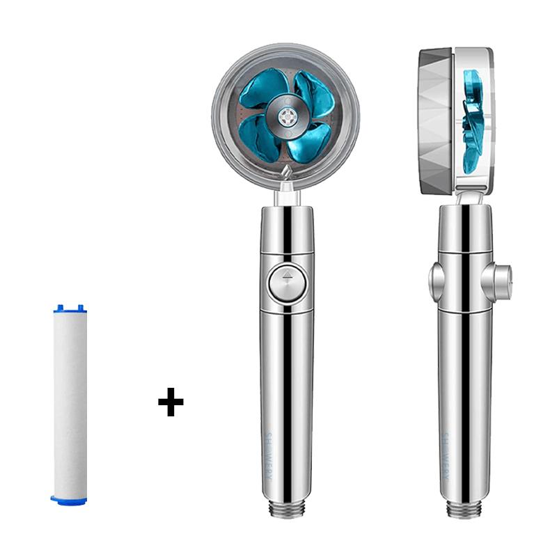 Showery® Turbo Shower Head:  High Performance Technology