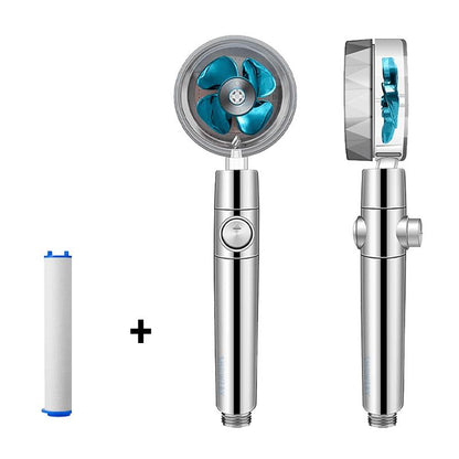Showery® Turbo Shower Head:  High Performance Technology
