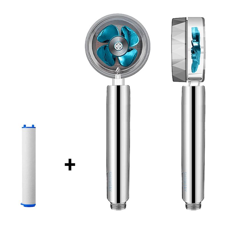 Showery® Turbo Shower Head:  High Performance Technology