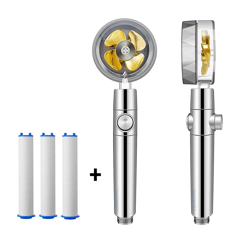 Showery® Turbo Shower Head:  High Performance Technology