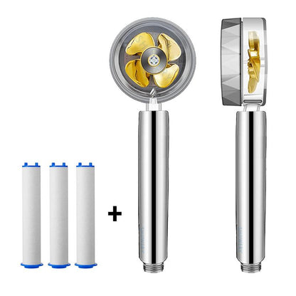 Showery® Turbo Shower Head:  High Performance Technology