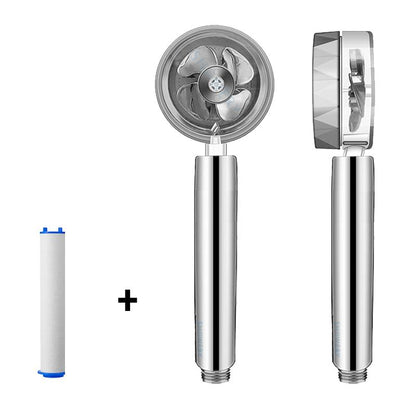 Showery® Turbo Shower Head:  High Performance Technology