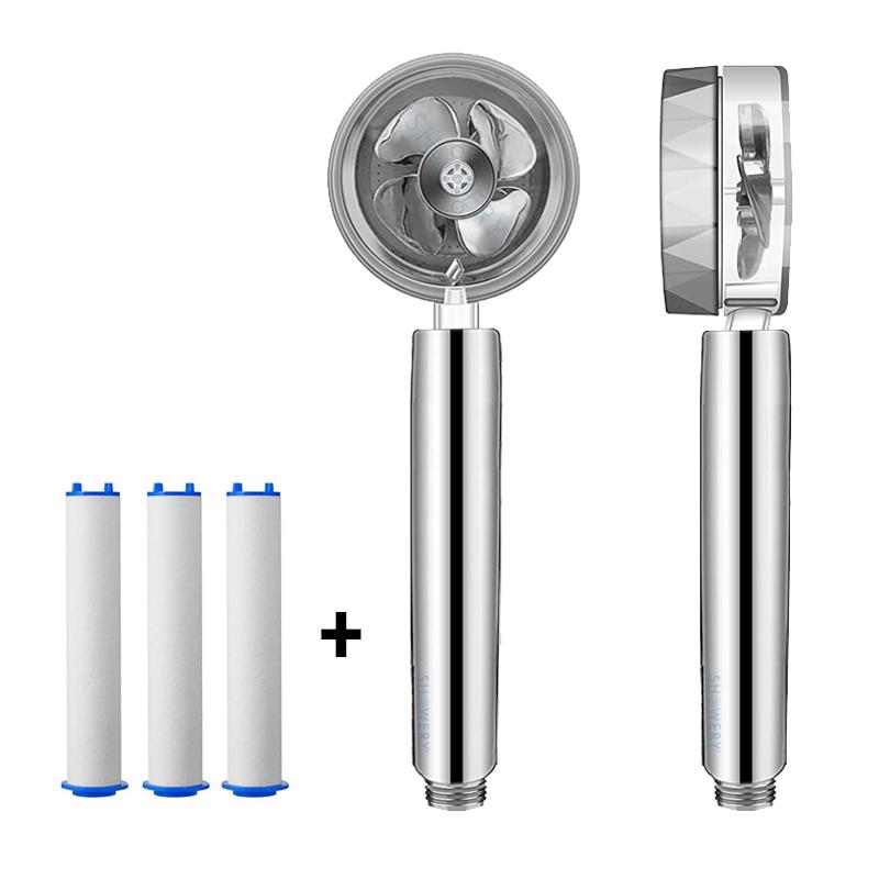 Showery® Turbo Shower Head:  High Performance Technology