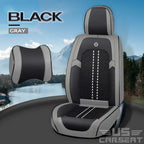 US Nox Full Set Universal Breathable Waterproof Vehicle Leather Cover for Cars, SUV